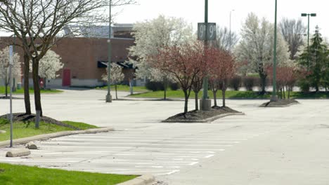 empty parking lot