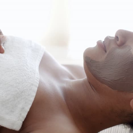 woman at spa procedures