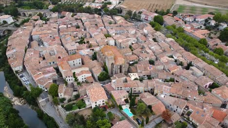 Mittelalterliche-Stadt-In-Südfrankreich-|-HD-Antenne