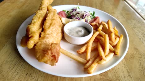 delicious fish and chips