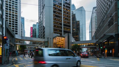 traffic in hong kong.