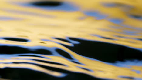 water surface yellow and blue texture with clean ripples and wave refraction background