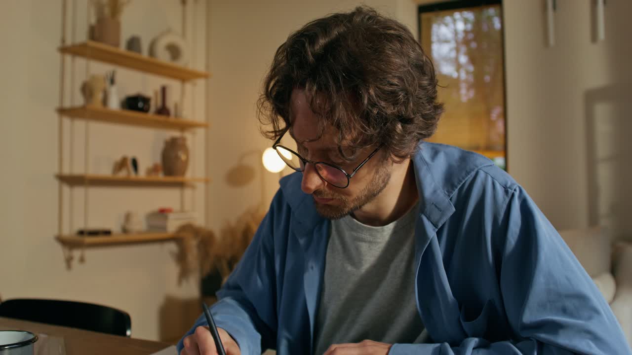 hombre que trabaja en el hogar