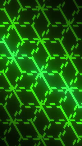 patrón geométrico verde neón abstracto