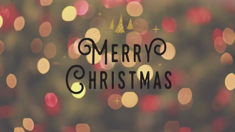 Animation-of-christmas-greetings-text-over-christmas-tree