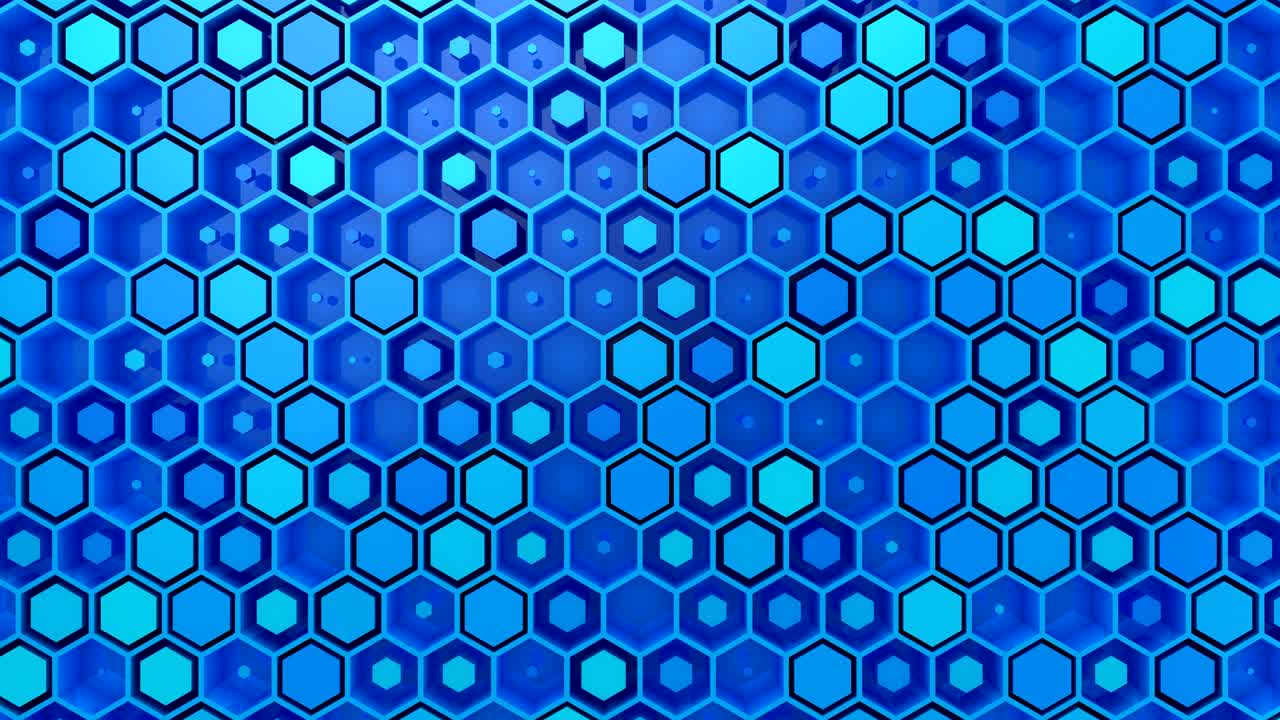 el fondo de los hexágonos