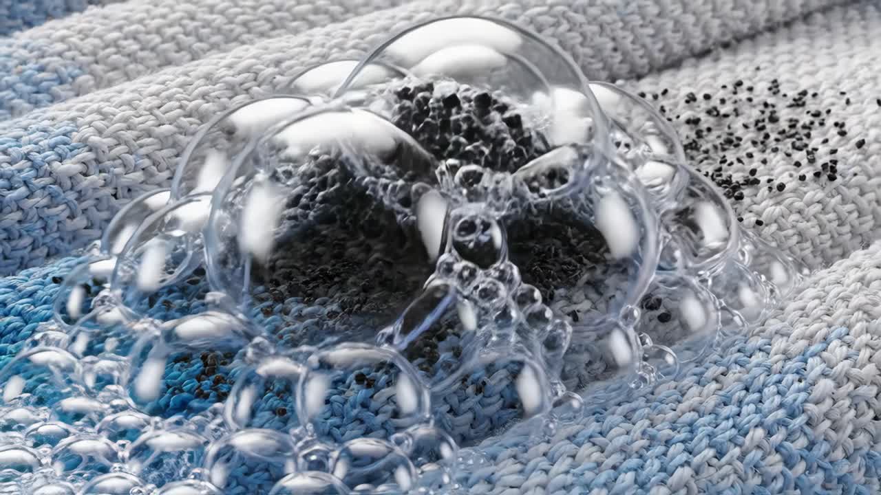 Bubbles on Fabric