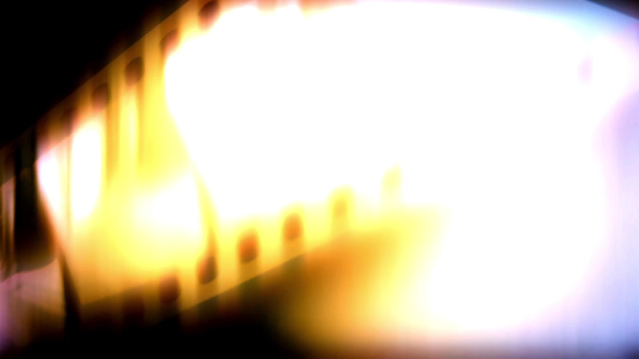 Efeito de Transição Abstrato com Vazamento de Luz e Queima de Filme