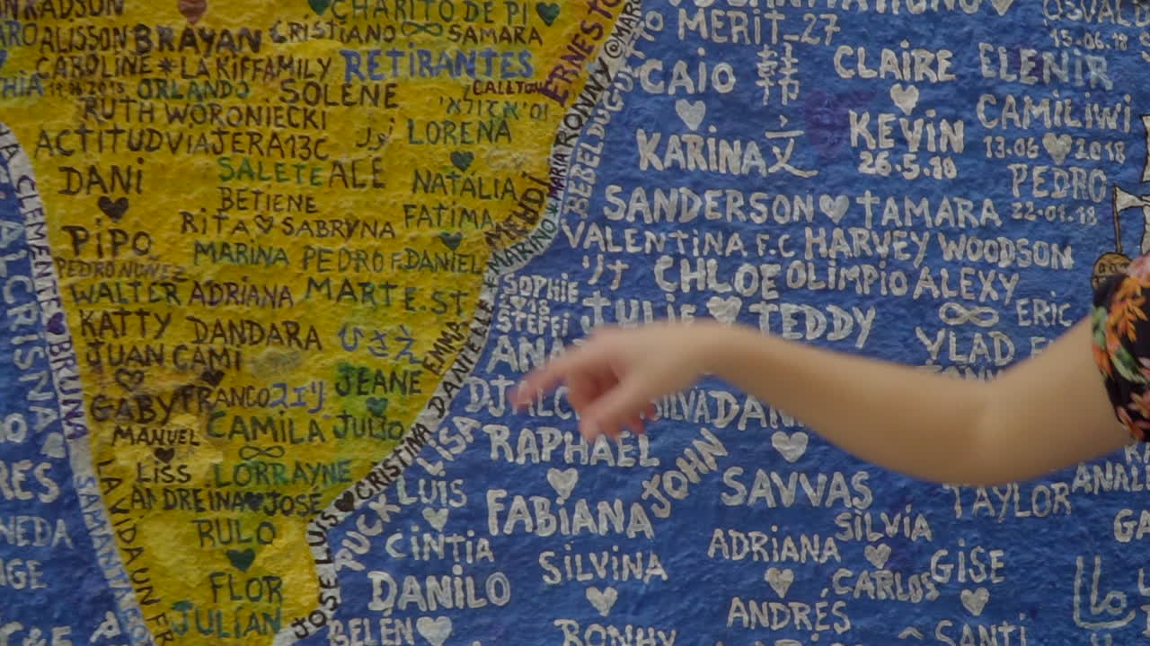 브라질 리우데자네이루의 벽화