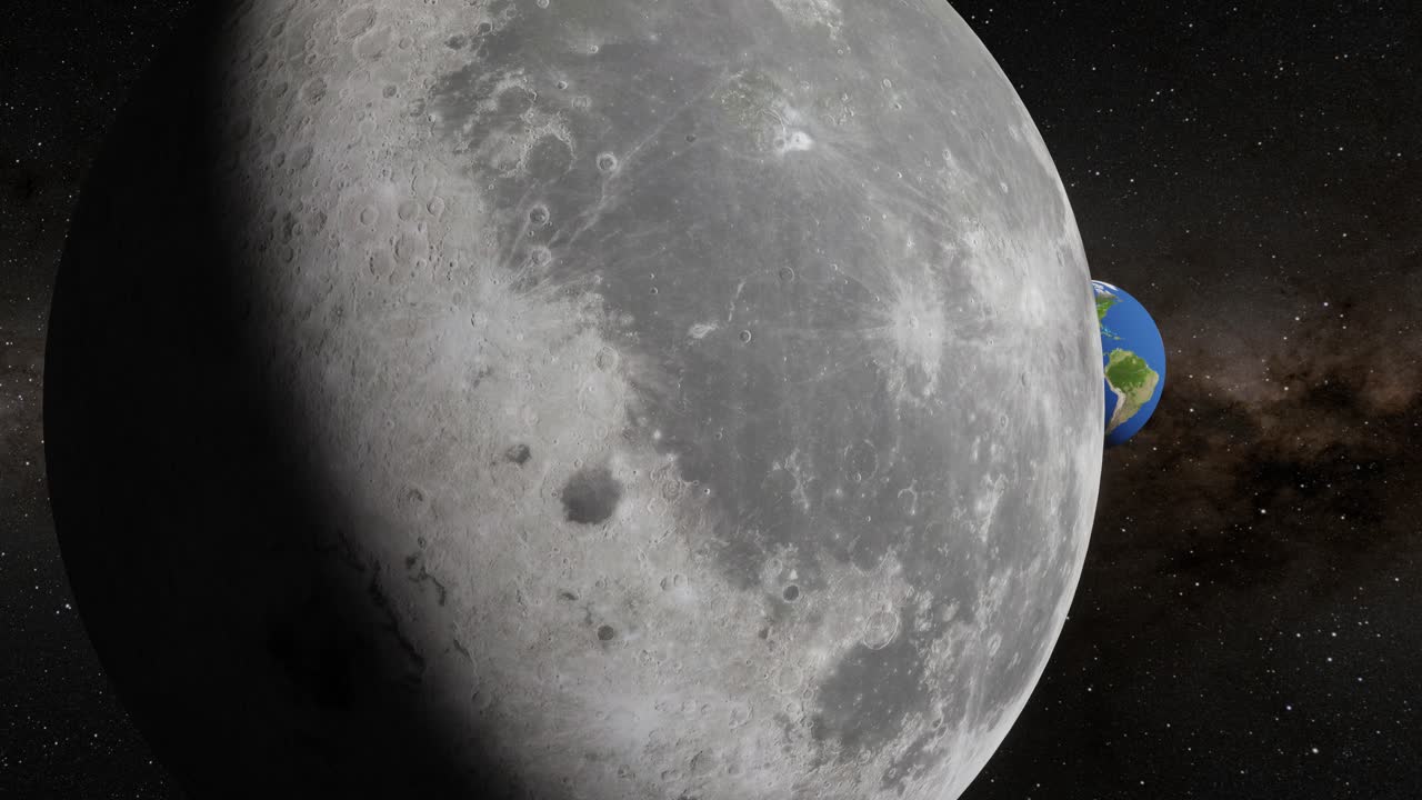 달 과 지구 - 태양계