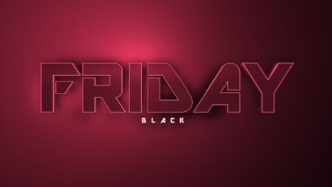 Monochrome-Black-Friday-on-red-gradient