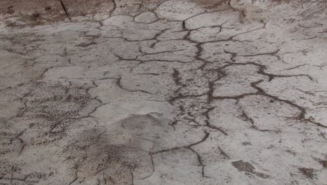 cerca de la salinidad de las tierras secas en el sur de california debido al calor cerca del mar salton