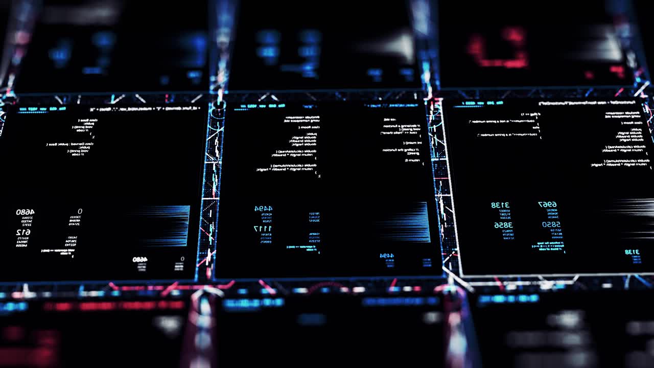 Futuristic Data Screens