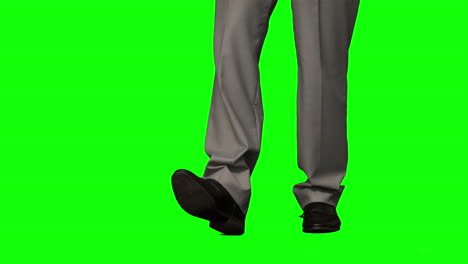 businessman stepping