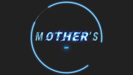 Muttertag-Mit-Blauem-Kreis-Auf-Schwarzem-Farbverlauf
