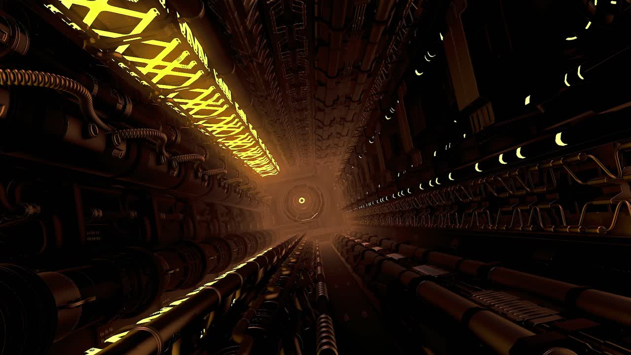 киберпанк-коридор