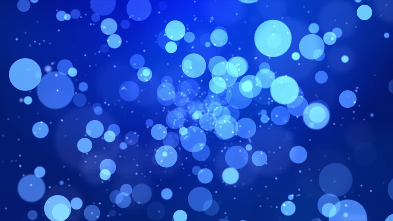 추상 블루 Bokeh 배경