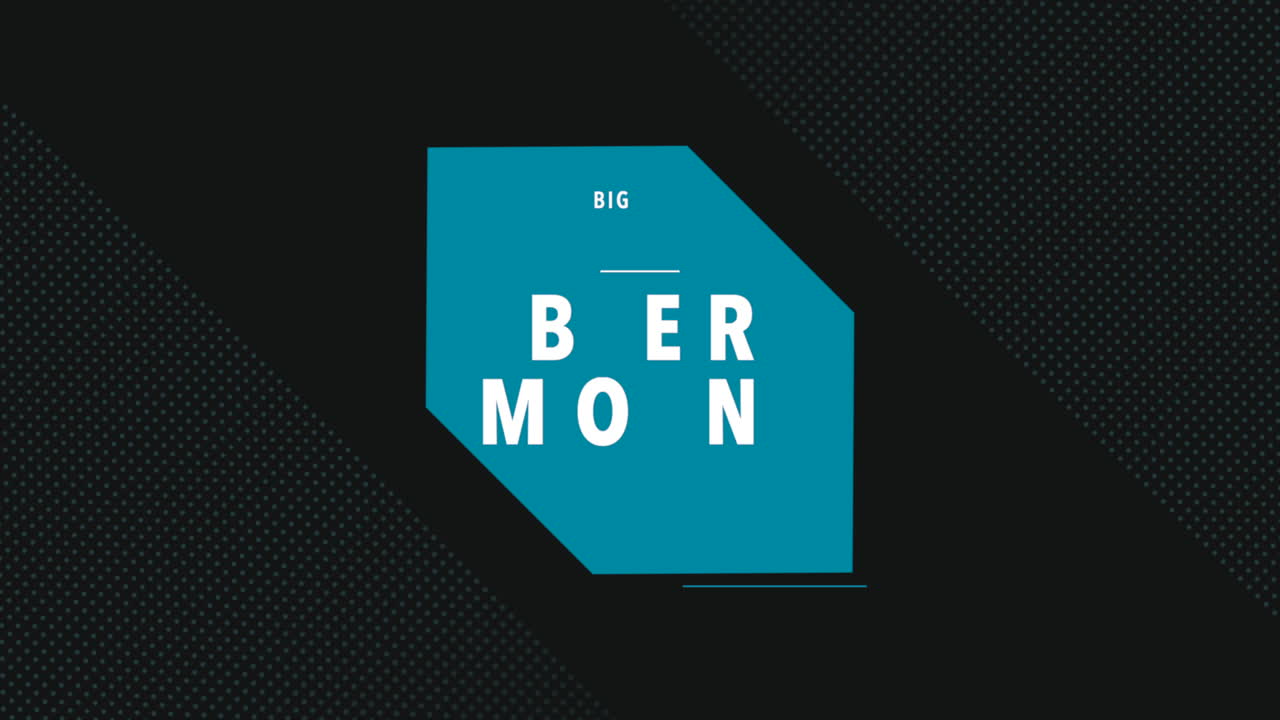 검은 그라데이션에 파란색 모양이 있는 사이버 월요일