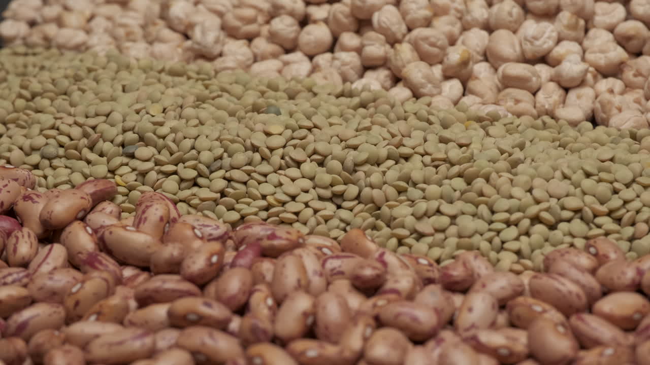 마른 콩, 병아리콩, 렌즈콩 혼합 콩류