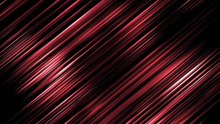 Red Diagonal Light Streaks