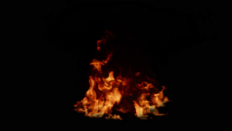 efecto de fuego y humo