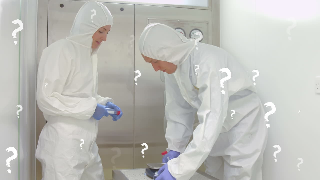 코카시안 과학자 들 의 대화 에 대한 질문 점 의 애니메이션