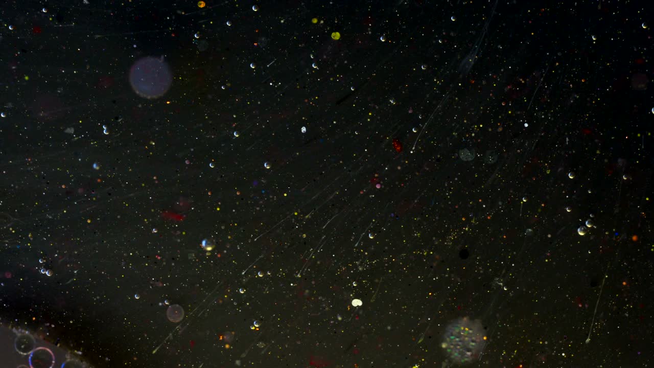 burbujas de aceite de color abstracto