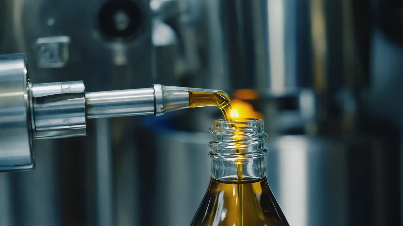 Oil bottling process