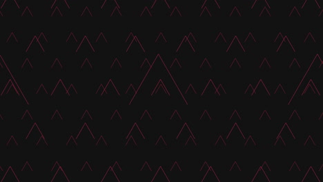 An intriguing design featuring red triangles on a black backdrop, forming a captivating zigzag pattern with triangles converging towards the center