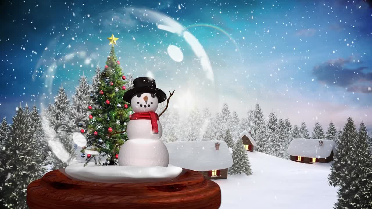 Globo de la nieve de Navidad