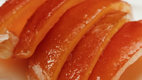 Close-up of Candied Orange Peel