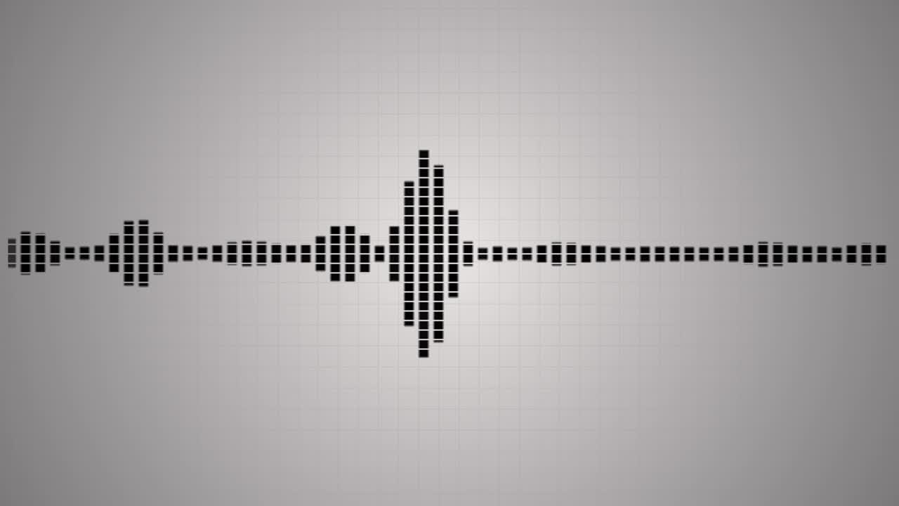 visualización de la forma de onda de audio