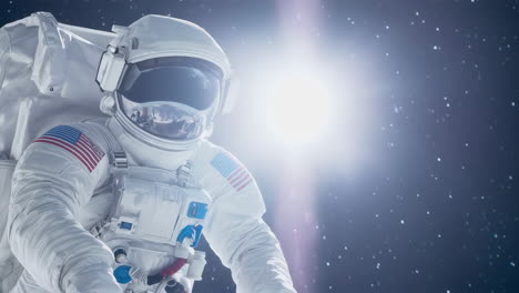 astronauta en el espacio