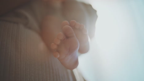 close-up of a baby's feet