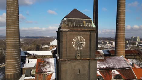 planta de energía térmica szombierki, industrial, paisaje de invierno de bytom, polonia