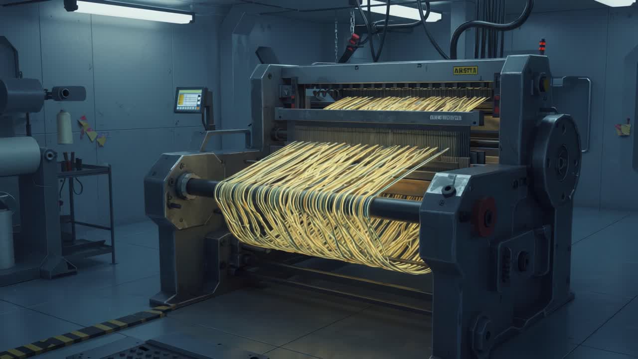 Advanced Manufacturing Process: A State-of-the-Art Machine for Continuous Production of Strands in a Modern Industrial Environment