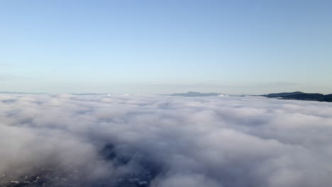 flying above skies with a drone