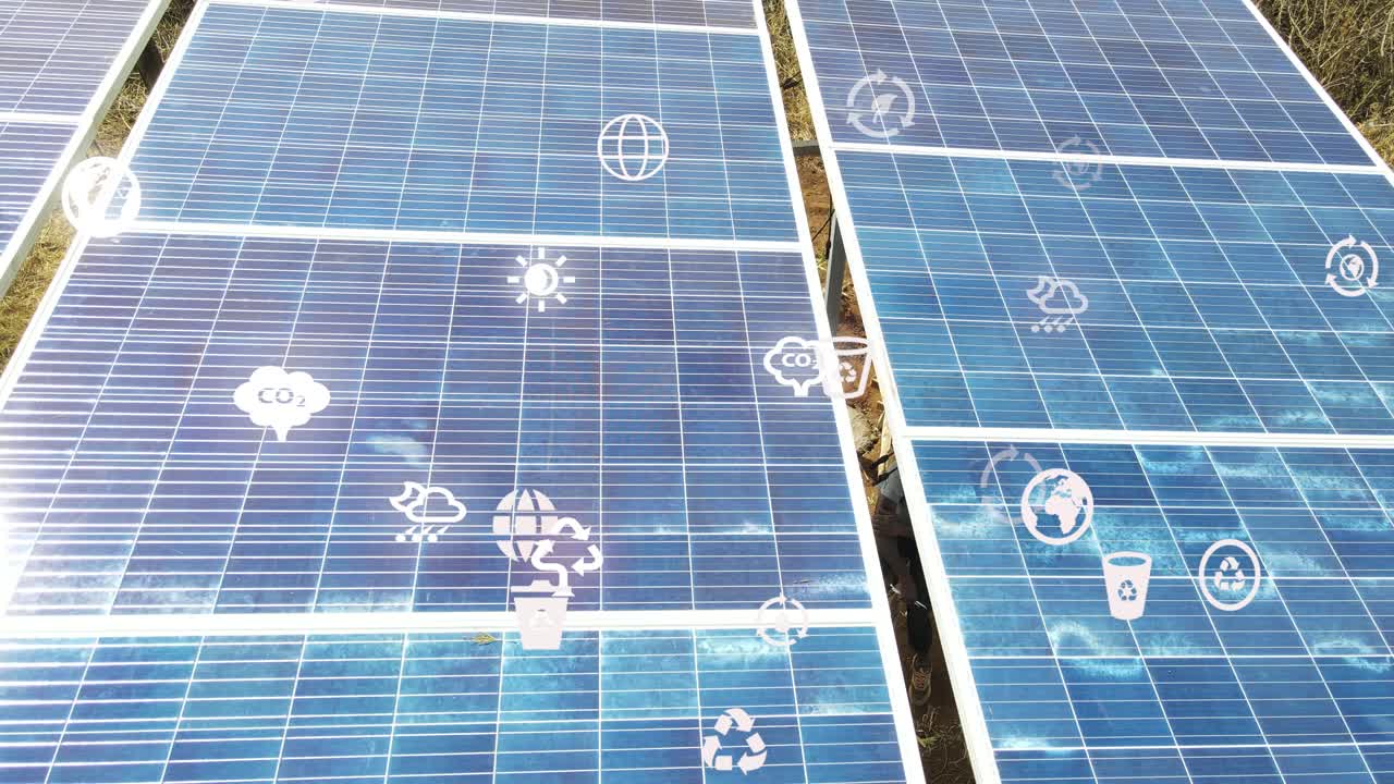 물 농장 케냐를 펌핑하는 태양 전지 패널