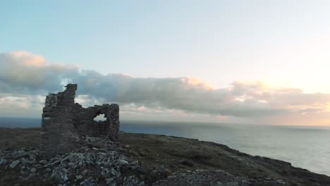 cabeza de cuerno en donegal irlanda amanecer