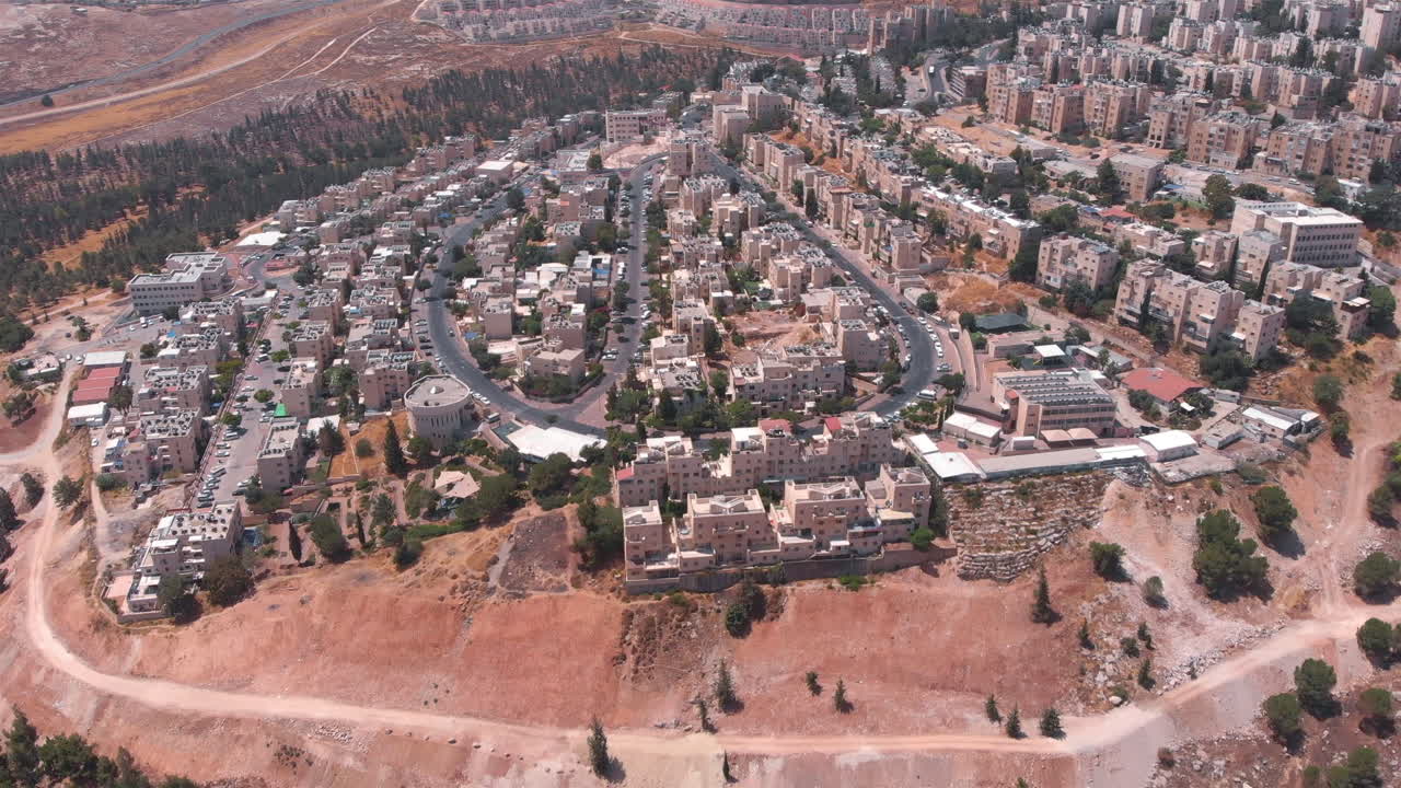 Pisgat zeev neighbourhood Aerial View Israel