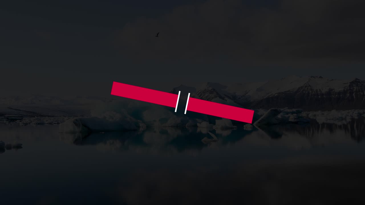 Icelandic Icebergs Landscape with Brand New and Loading graphic