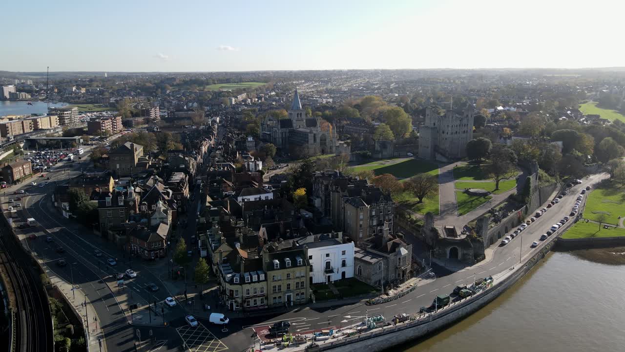 로체스터 타운 4k 드론 영상