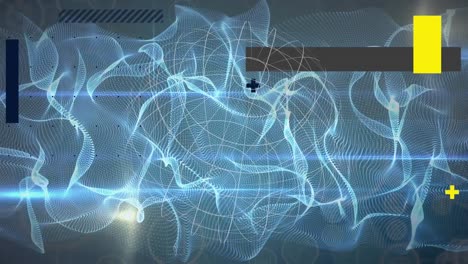 animación de redes y procesamiento de datos.