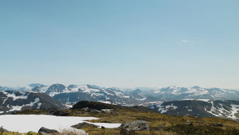 norwegian mountain landscape at sunnmøre