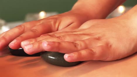 woman getting a massage