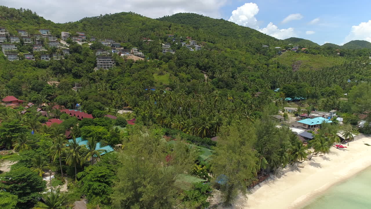 Tropical Beach with Azure Sky