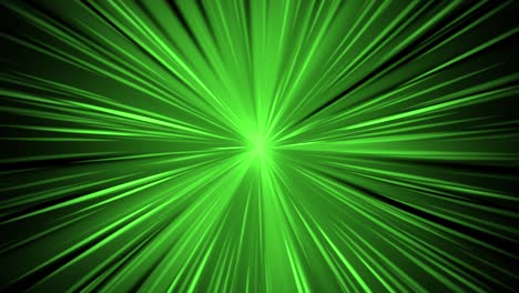 rayos verdes abstractos y líneas al estilo de los años 80
