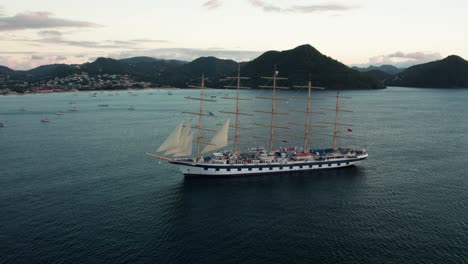 luxury cruise ship in saint lucia