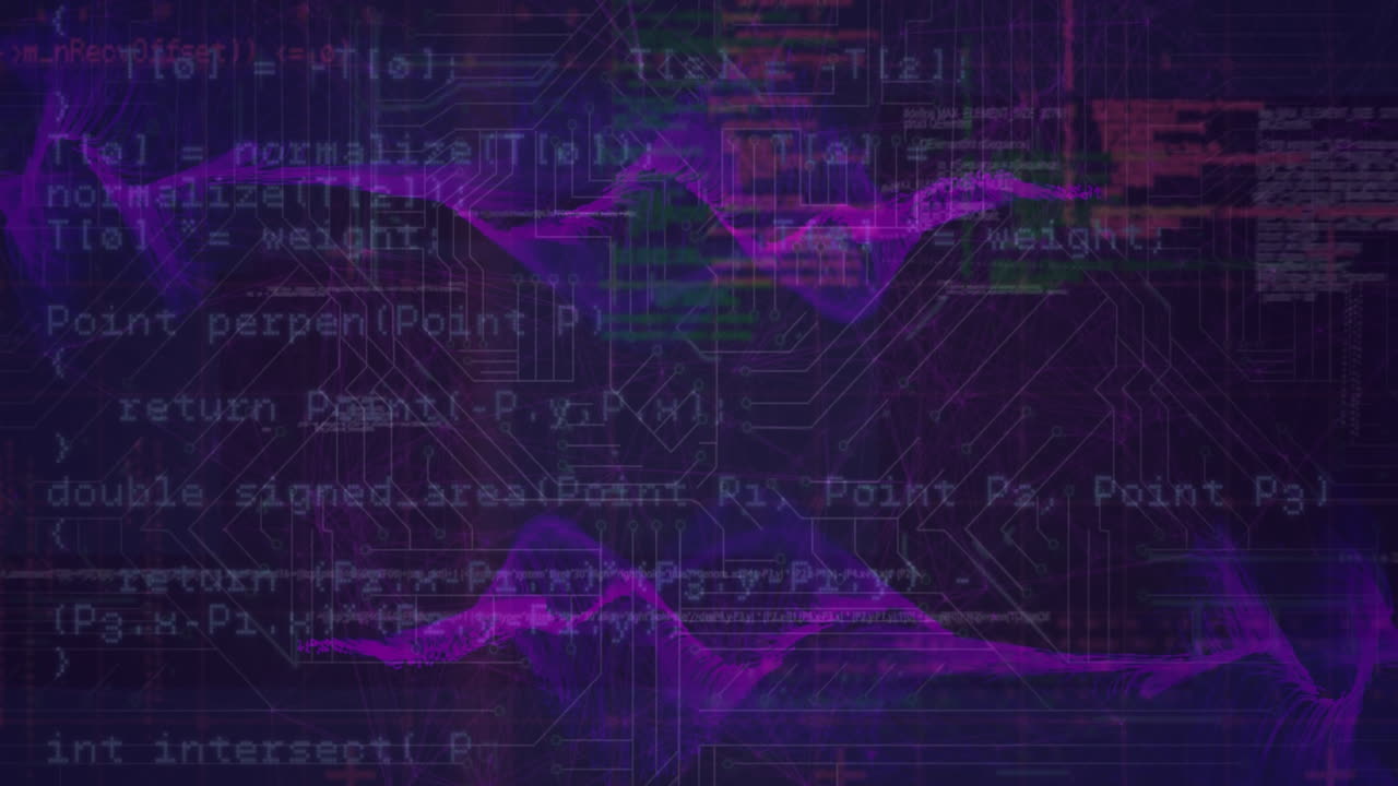 animación de redes y procesamiento de datos en la red