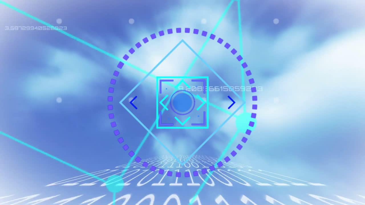 바이너리 코딩 및 데이터 처리를 통해 범위의 애니메이션